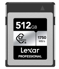 512GB LEXAR CFexpress Pro Silver Serie R1750/W1300