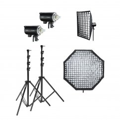 DP600III-C - Studio flash kit (2xDP600III & accessories)