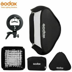Godox SFUV6060 S1 type bracket+60*60cm softbox+bag