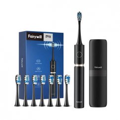 FairyWill Sonic toothbrush with head set and case FW-P11 Black