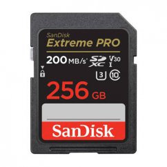 256GB Sandisk Extreme Pro SDXC 200/140MBs UHS-I U3