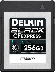 256GB Delkin CFexpress BLACK R1645/W1400