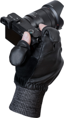 Vallerret Hatchet Leather Photography Glove Black S