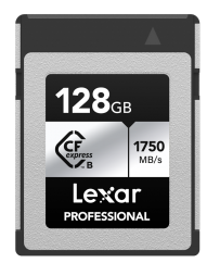 128GB LEXAR CFexpress Pro Silver Serie R1750/W1300