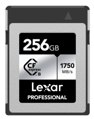 256GB LEXAR CFexpress Pro Silver Serie R1750/W1300