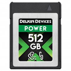 512GB Delkin CFexpress Power R3650 W3240 SW820