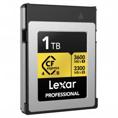 1TB Lexar CFexpress 4-0 Pro Gold R3600/W3300